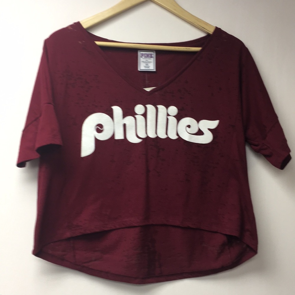 VS PINK Major League Baseball Philly’s Crop T
